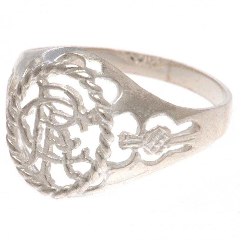 Rangers Sterling Silver Ring Medium