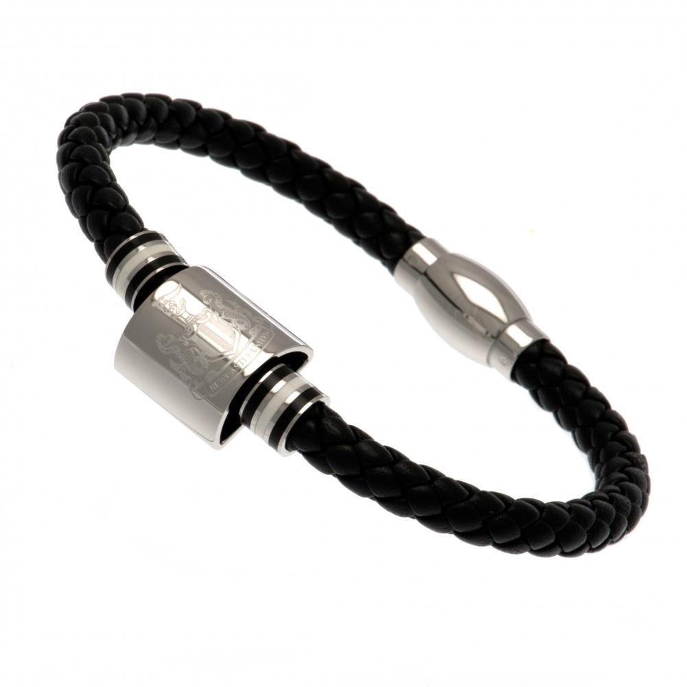 Newcastle United Colour Ring Leather Bracelet