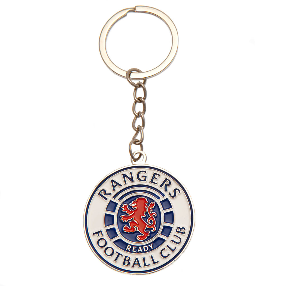Rangers Ready Crest Keyring