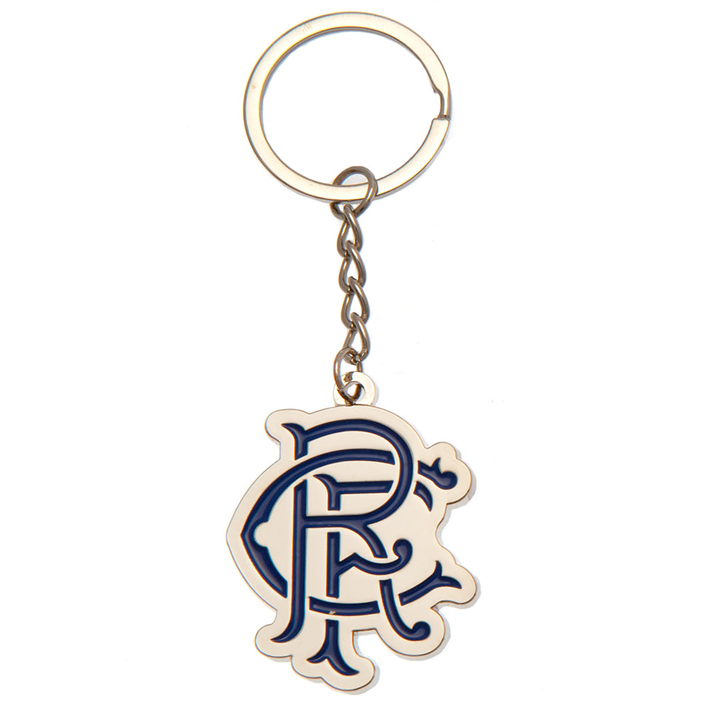 Rangers Scroll Crest Keyring
