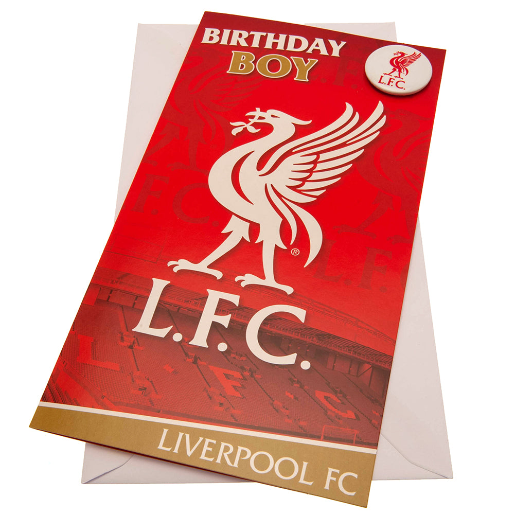 Liverpool Birthday Card Boy