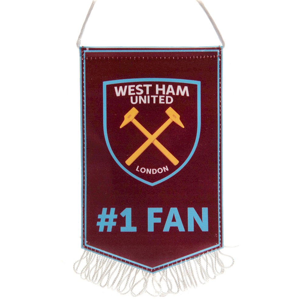 West Ham United No.1 Fan Mini Pennant