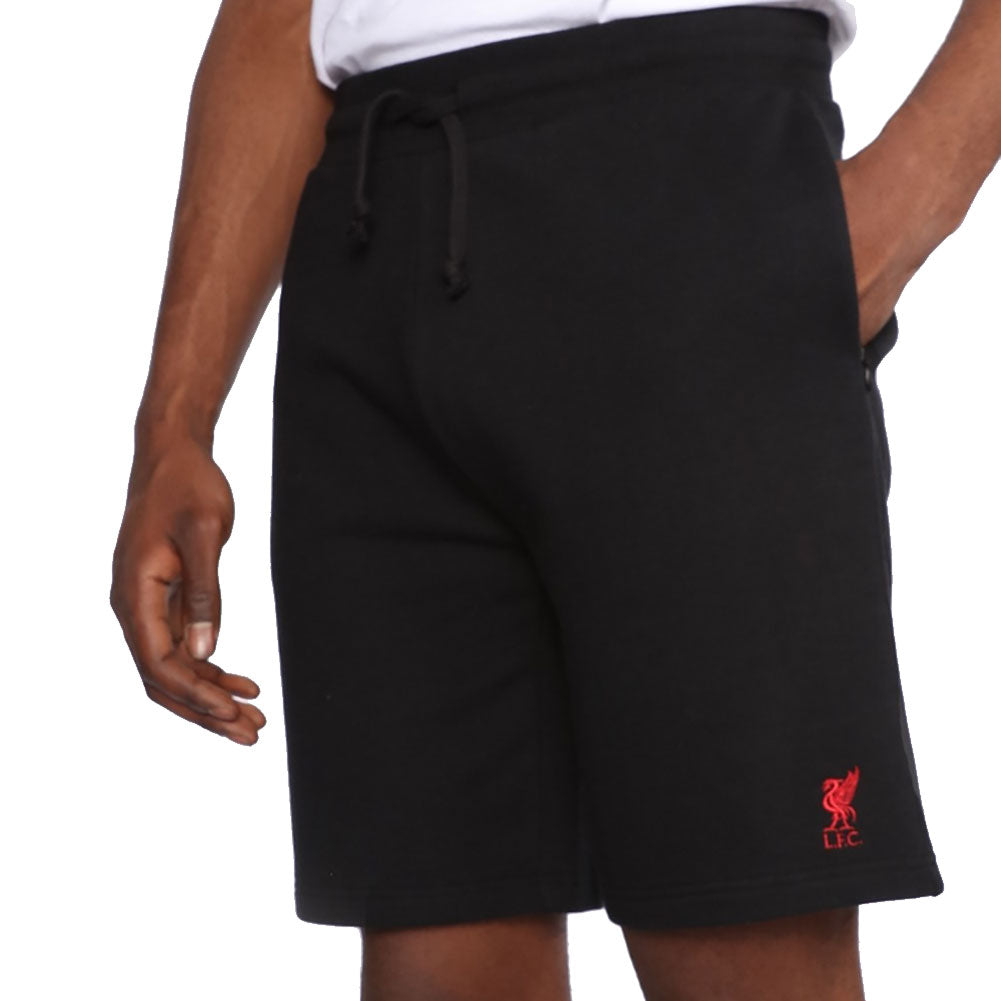 Liverpool Sweat Shorts Mens Black Small