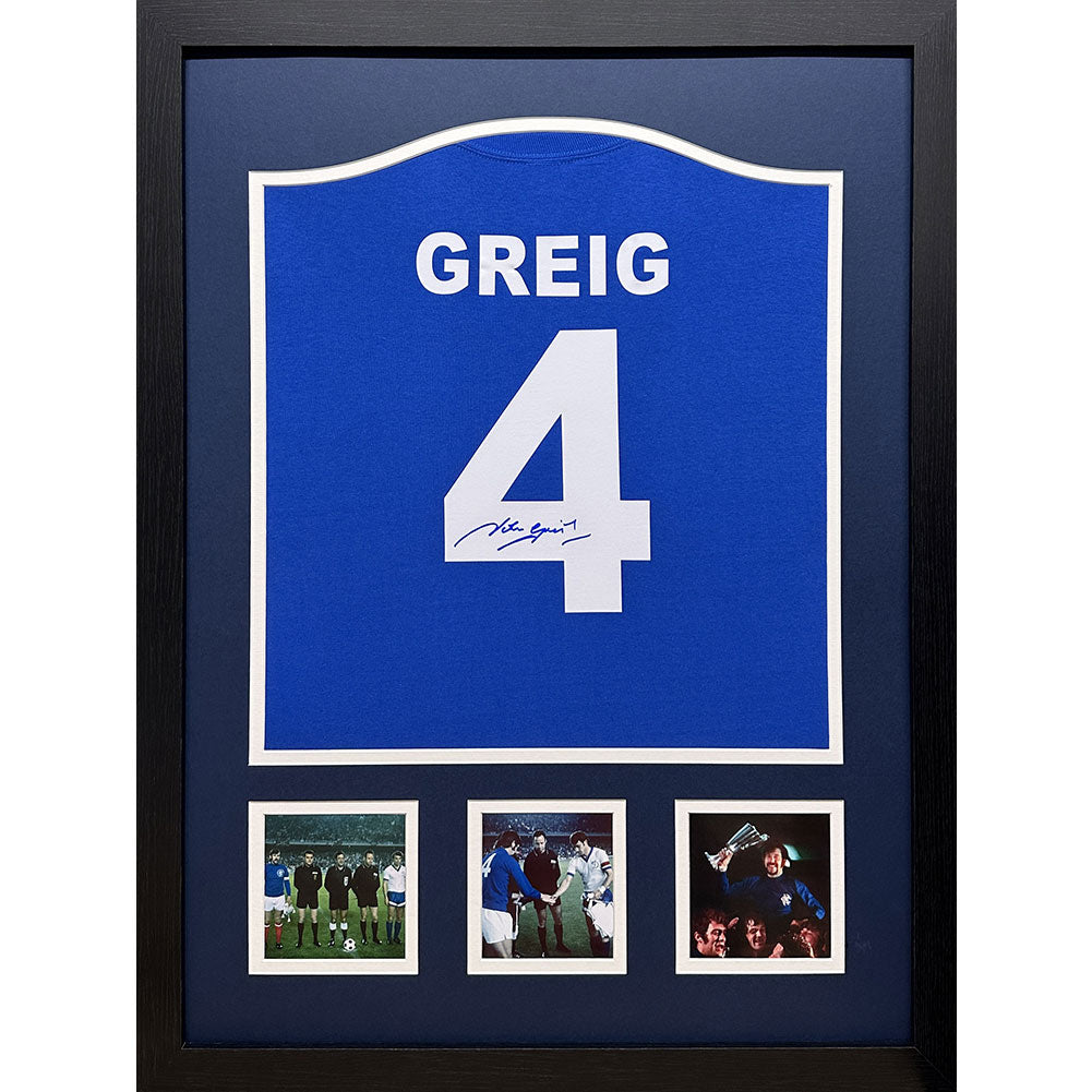 Rangers 1972 Greig Signed Shirt (Framed)