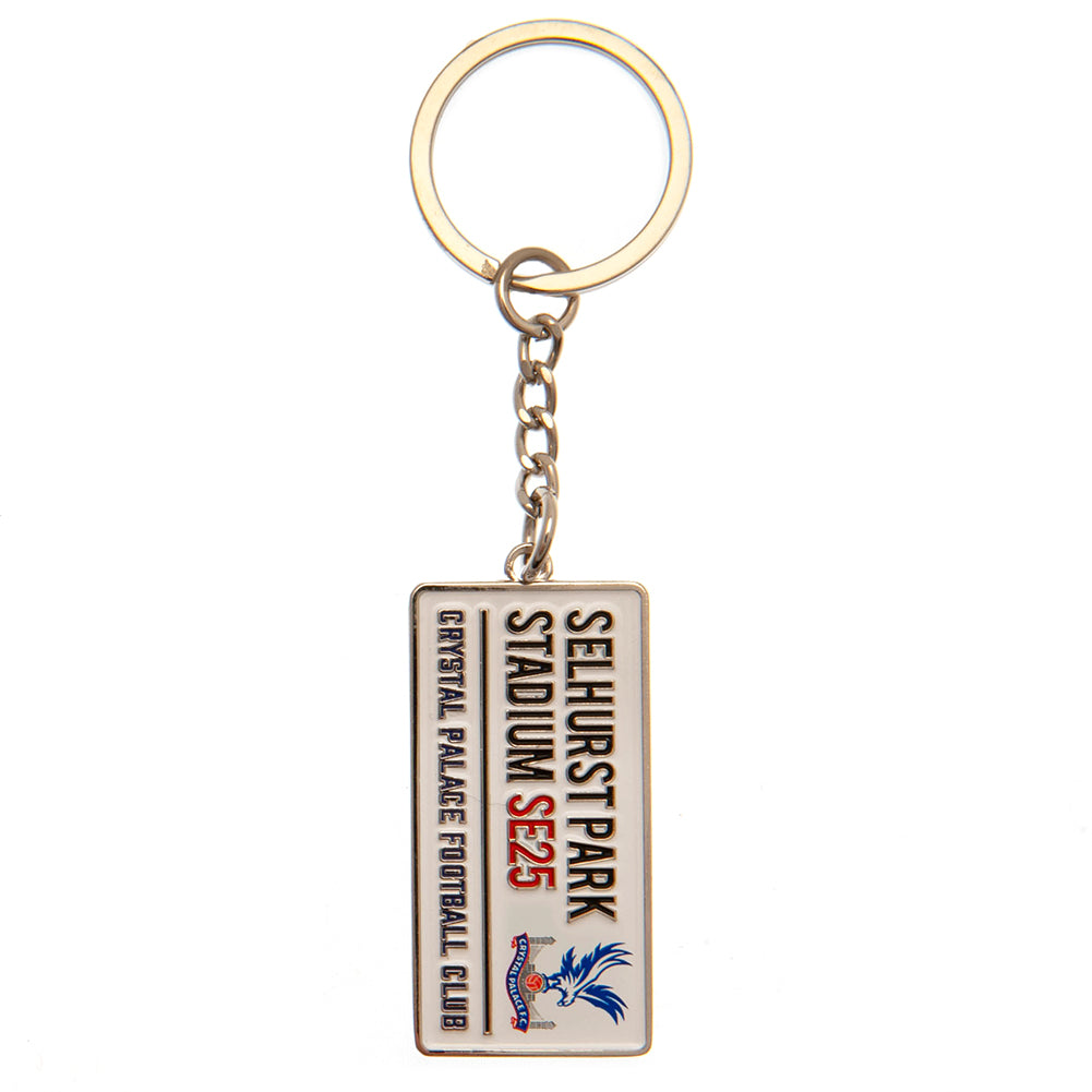 Crystal Palace Embossed Street Sign Keyring