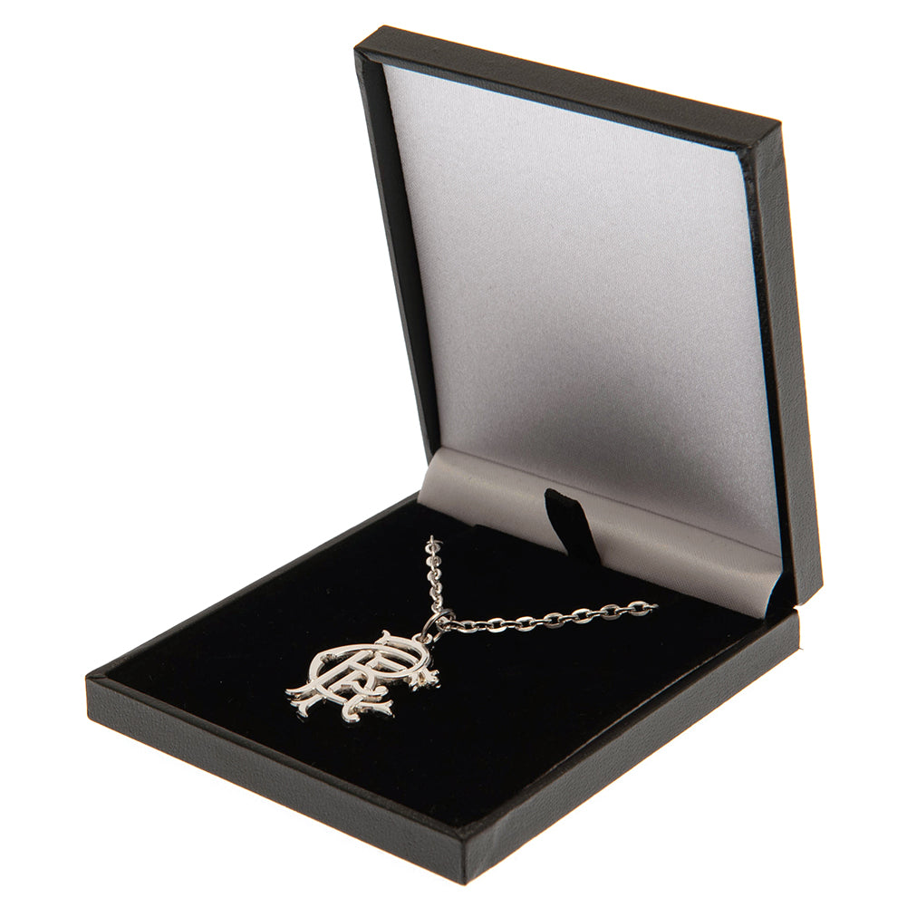 Rangers Silver Plated Boxed Pendant