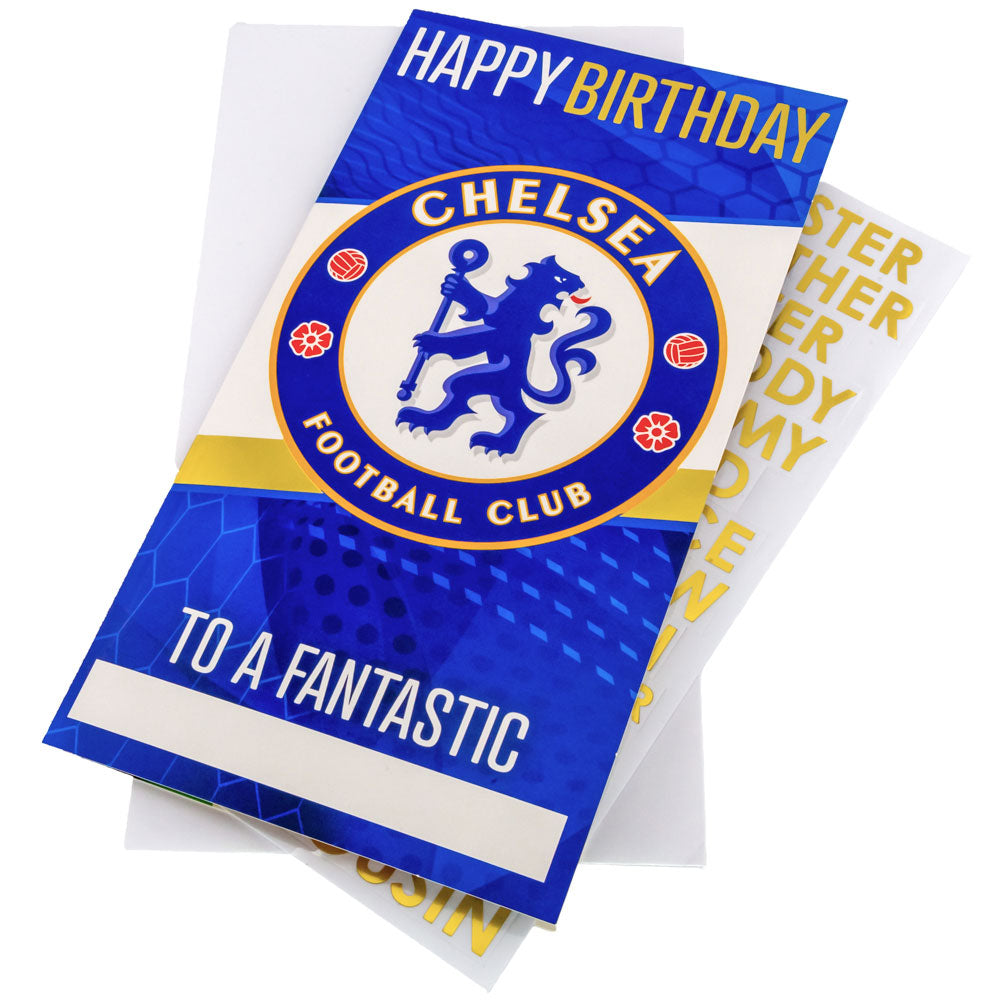 Chelsea Personalised Birthday Card