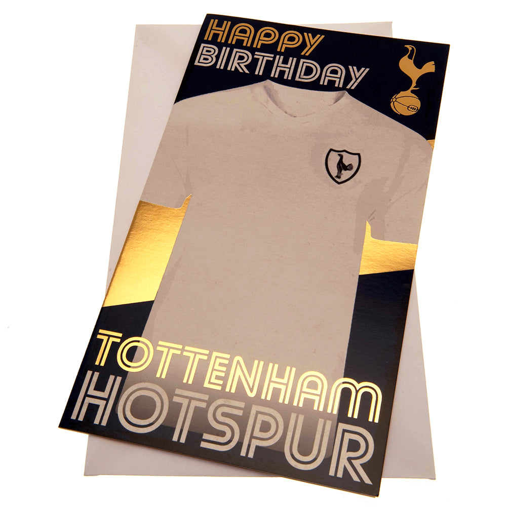 Tottenham Hotspur Birthday Card Retro