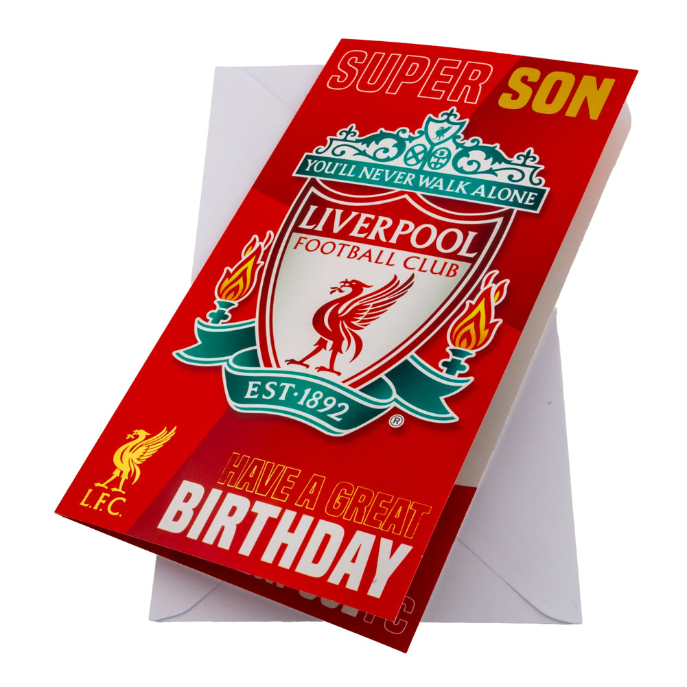 Liverpool Birthday Card Super Son