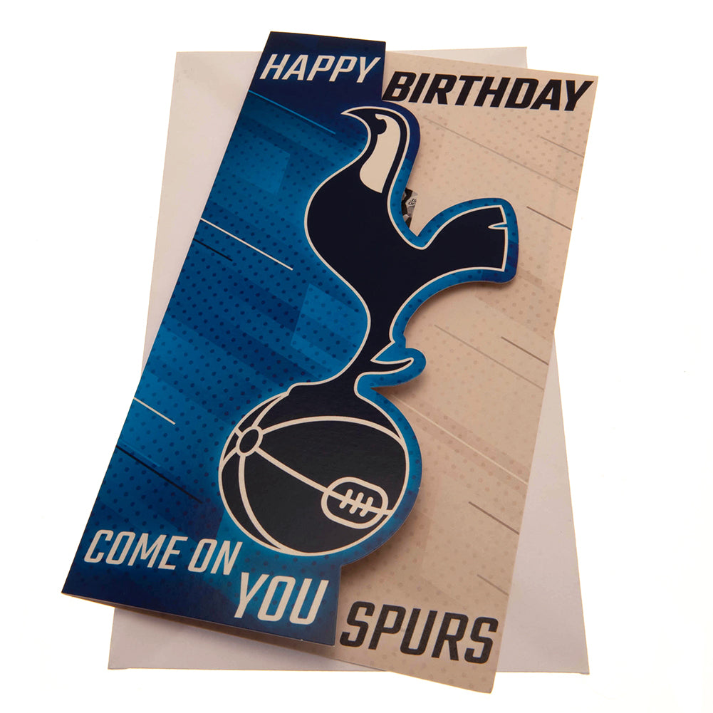 Tottenham Hotspur Crest Birthday Card