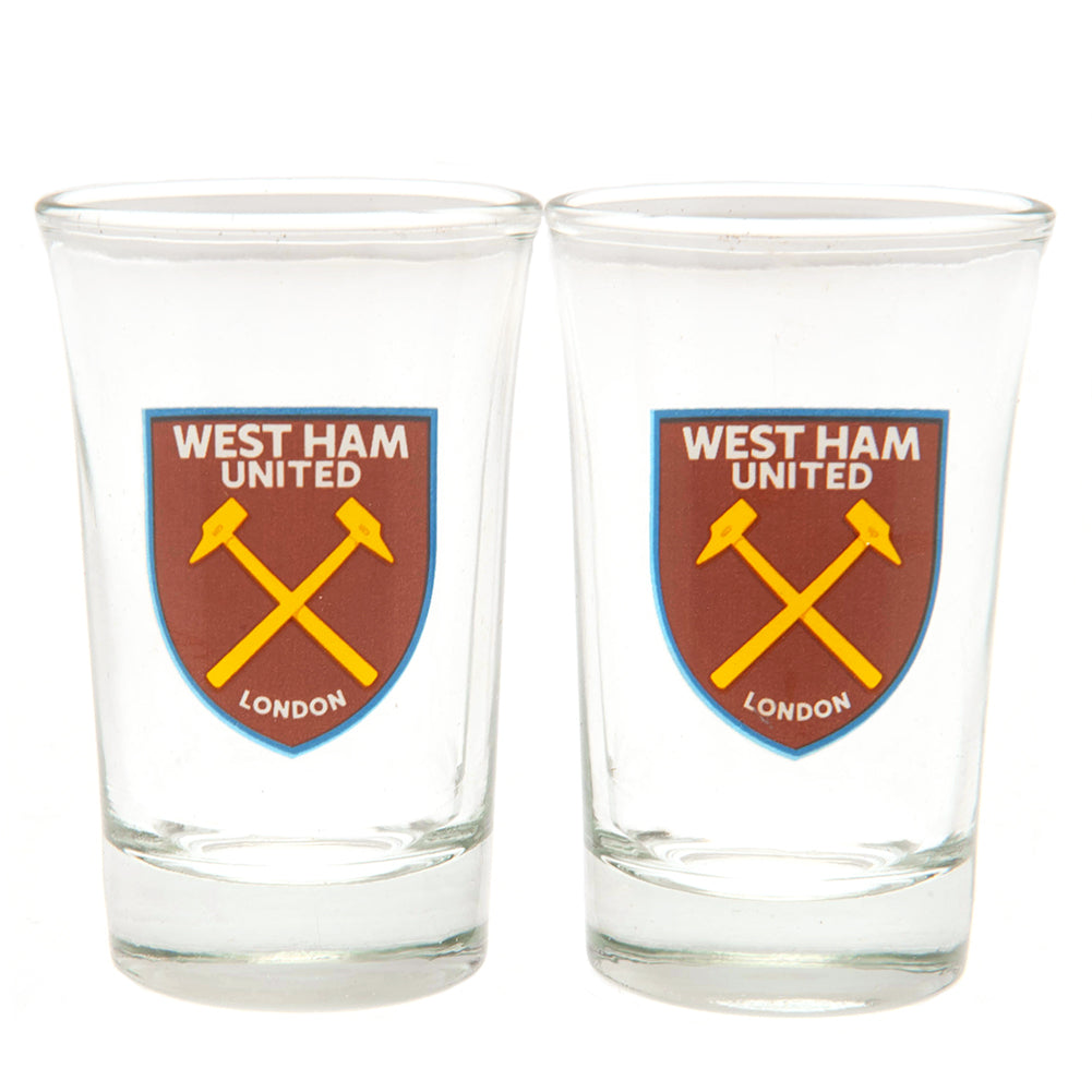 West Ham United 2pk Shot Glass Set