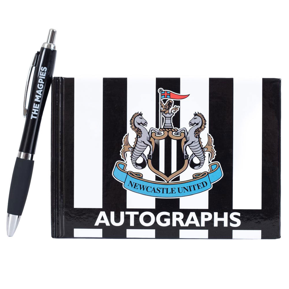 Newcastle United Autograph Book & Pen