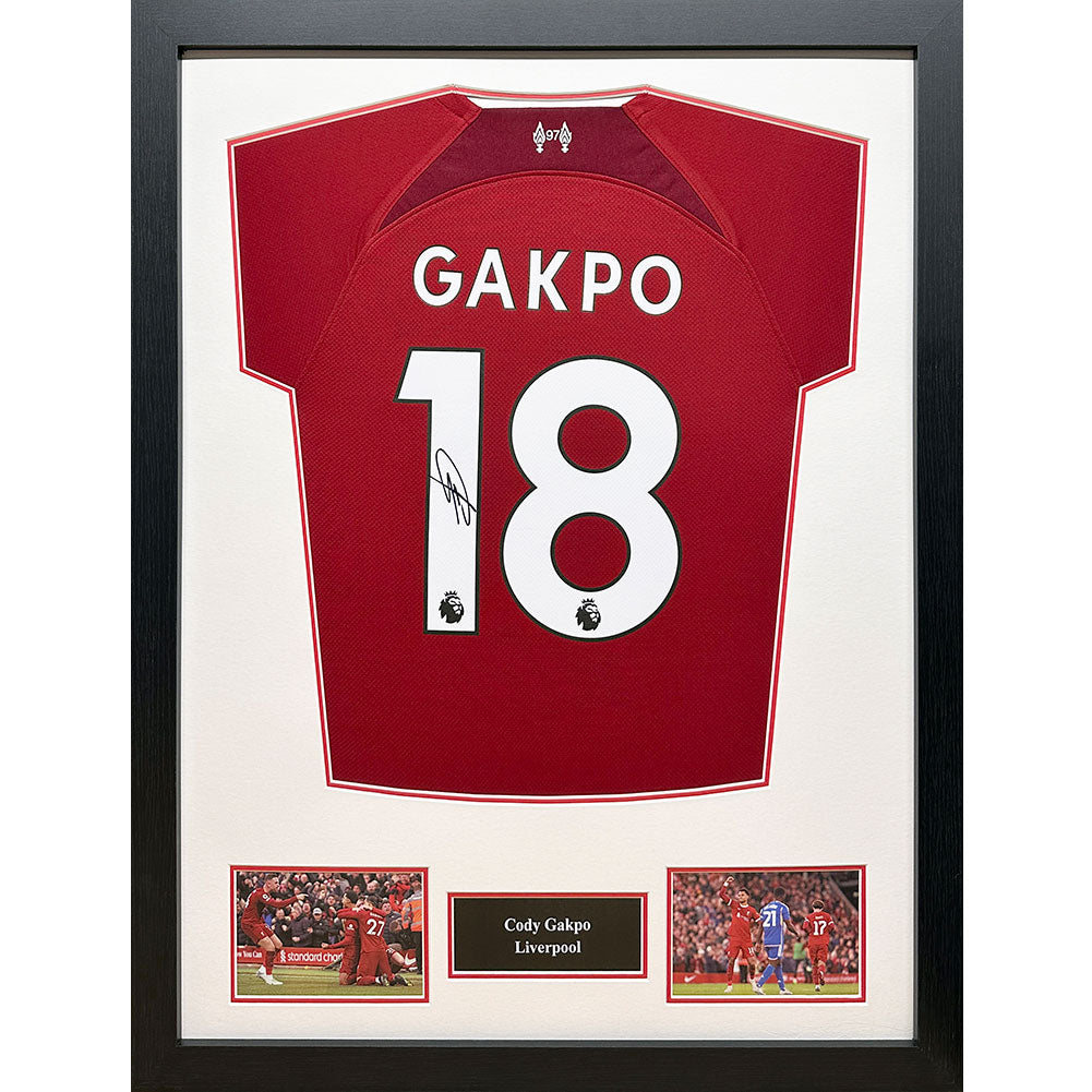 Liverpool Gapko Signed Shirt (Framed)