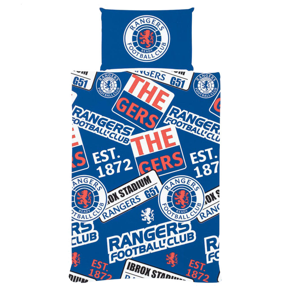 Rangers Patch Single Duvet Set