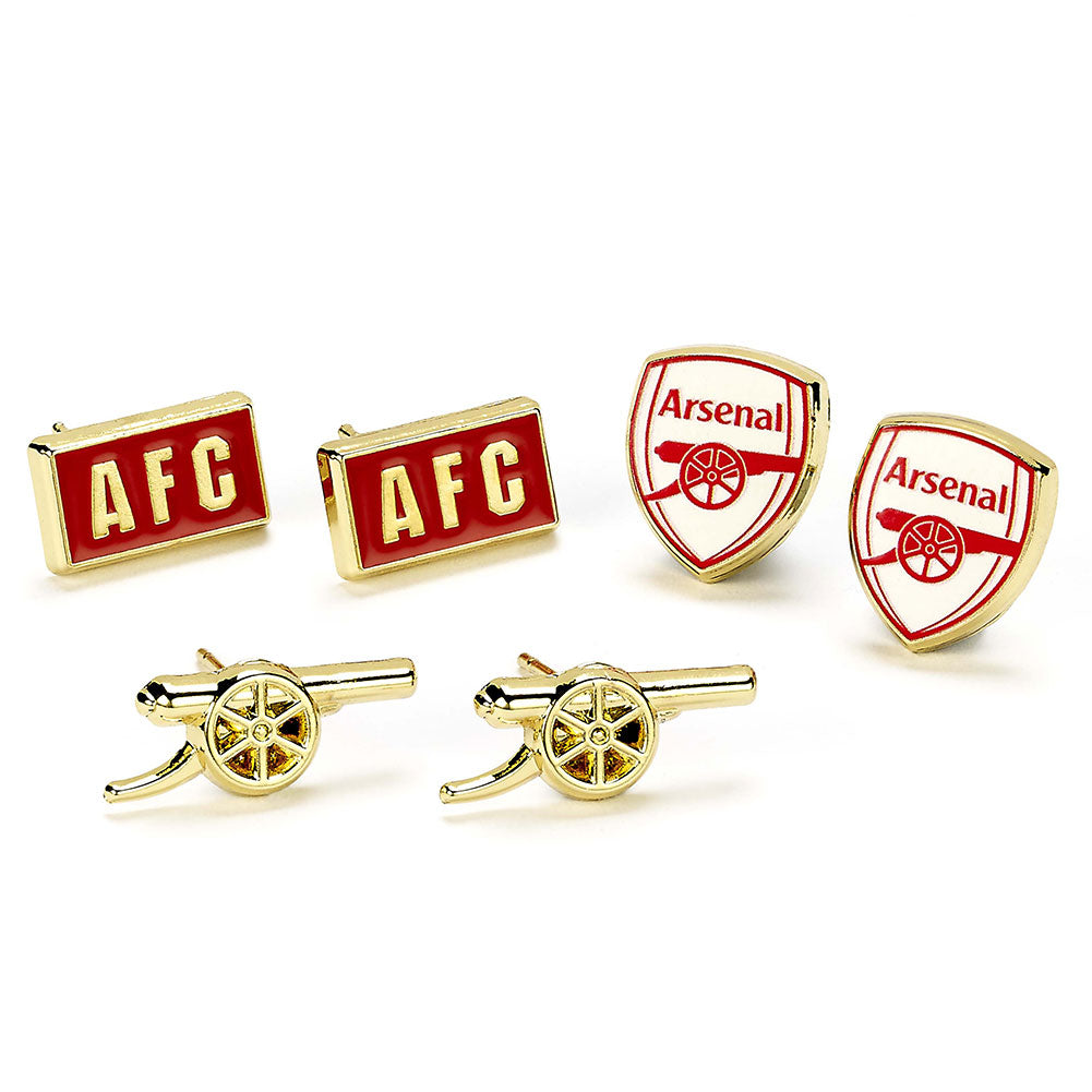 Arsenal Stud Earring Set
