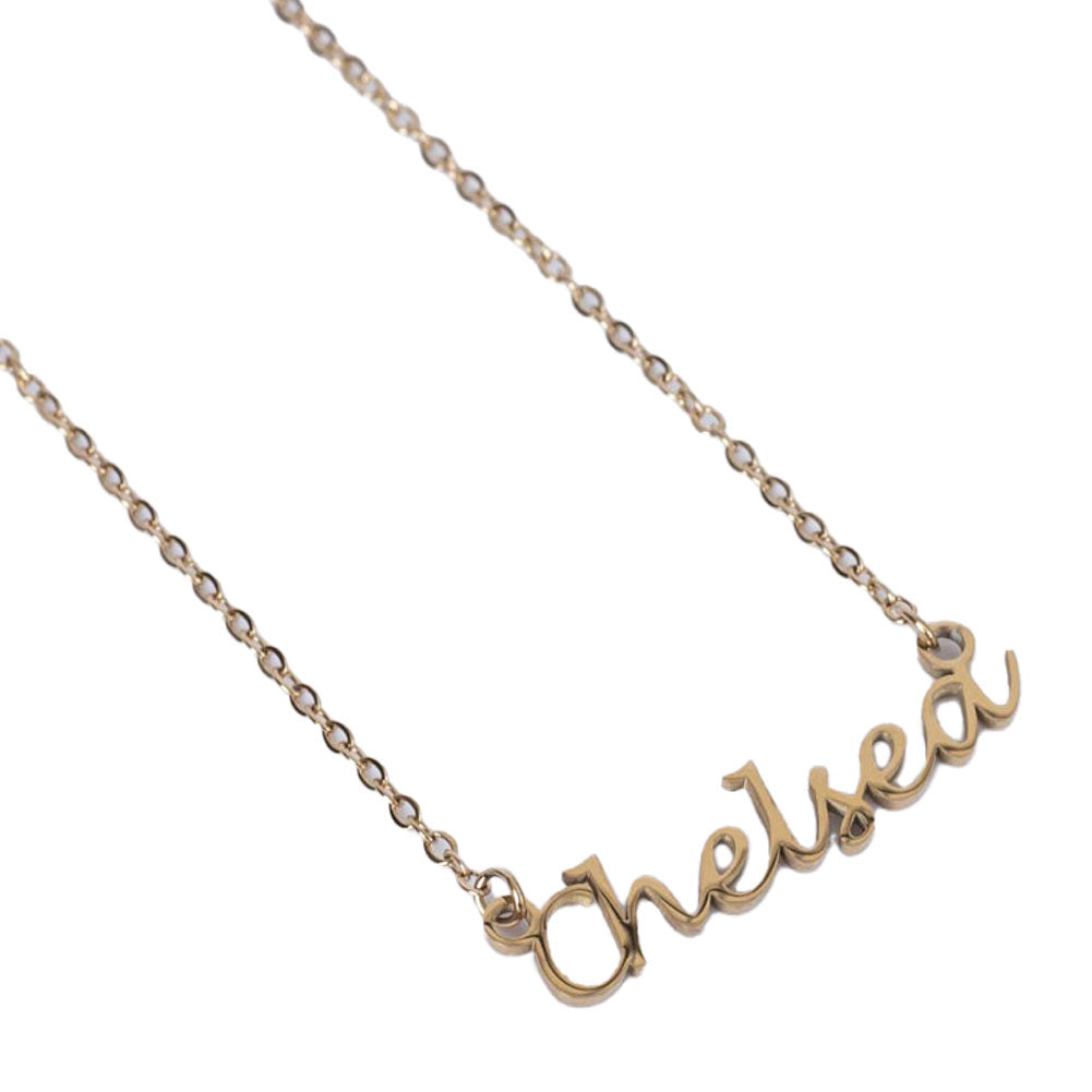 Chelsea Gold Plated Name Dropper Necklace
