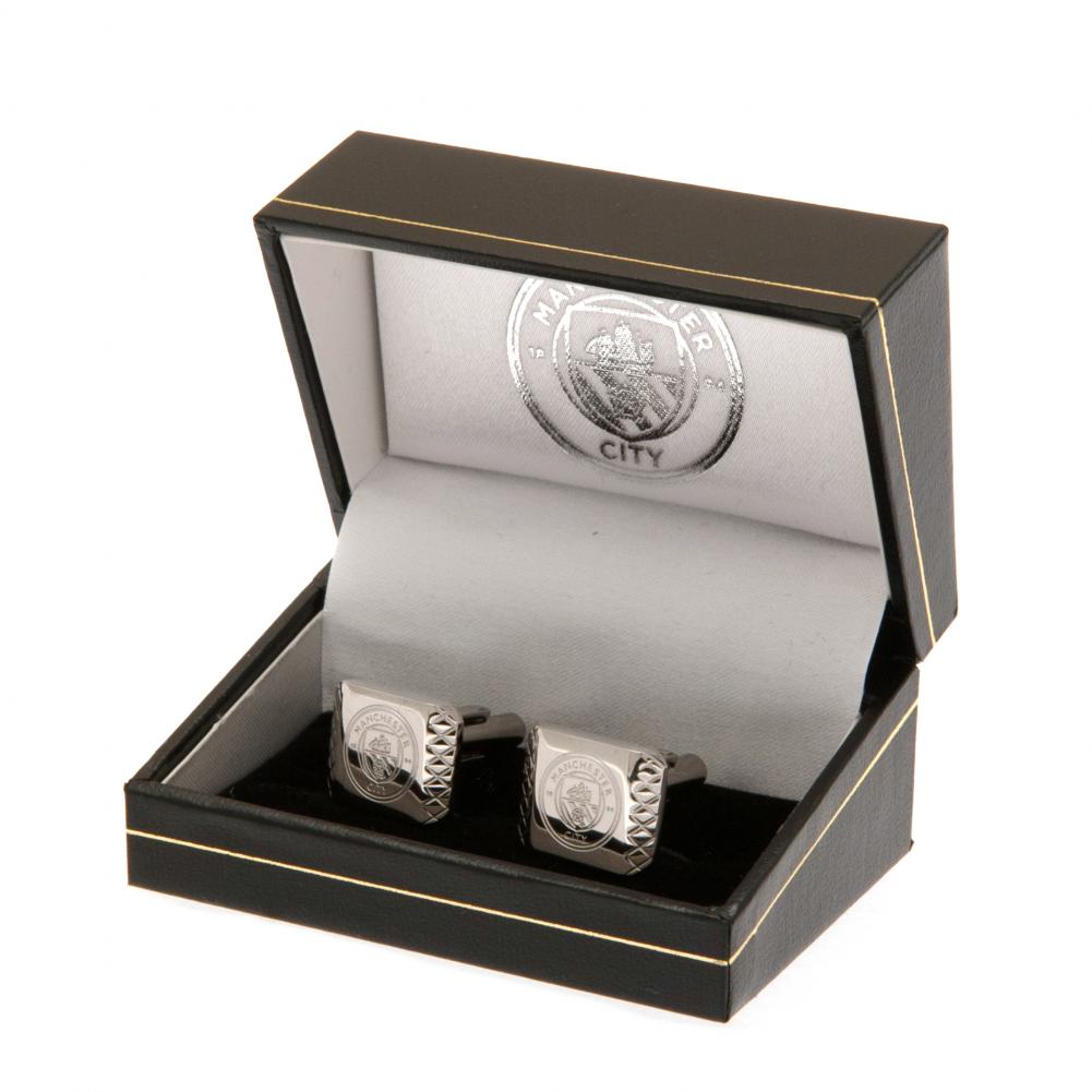 Manchester City Stainless Steel Cufflinks PT