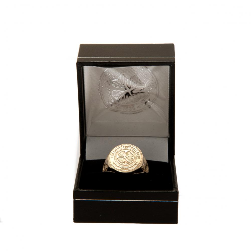 Celtic 9ct Gold Crest Ring Small