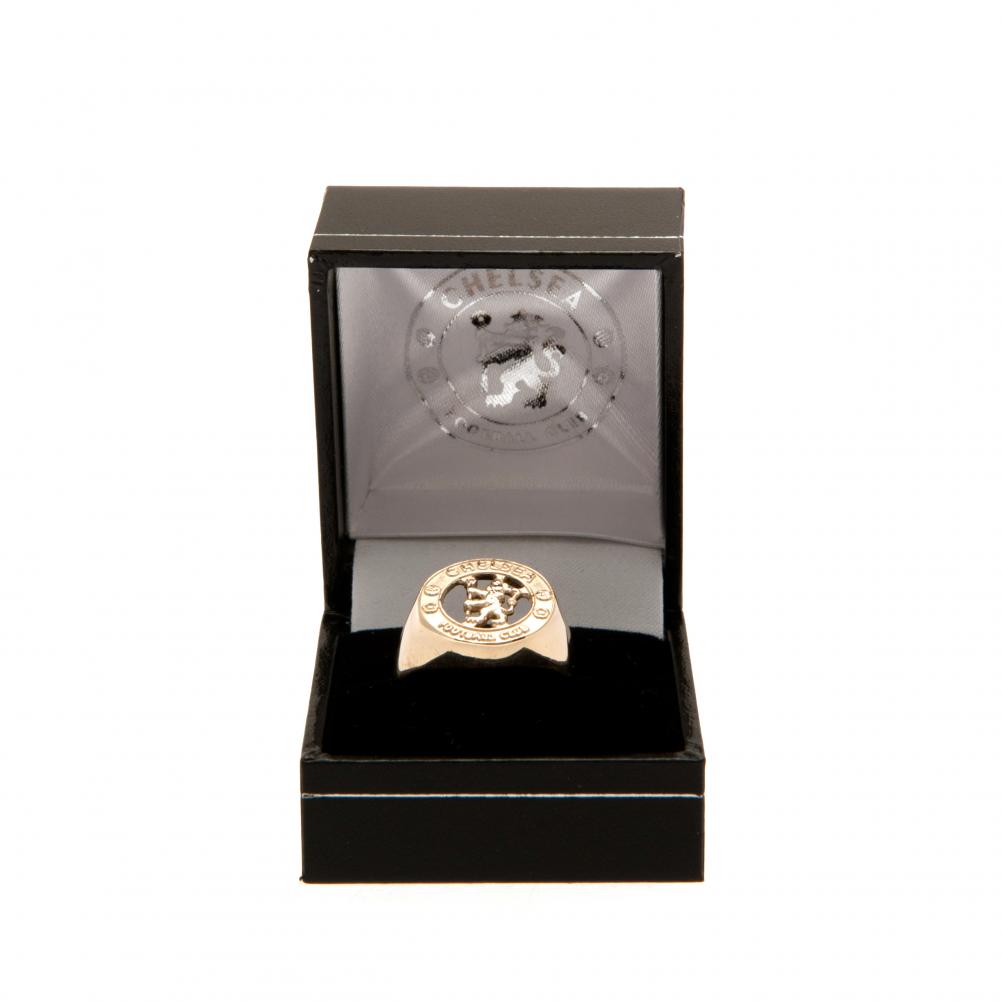 Chelsea 9ct Gold Crest Ring Large