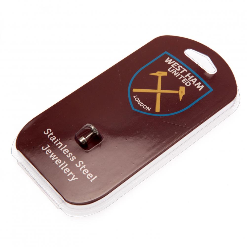 West Ham United Cut Out Stud Earring