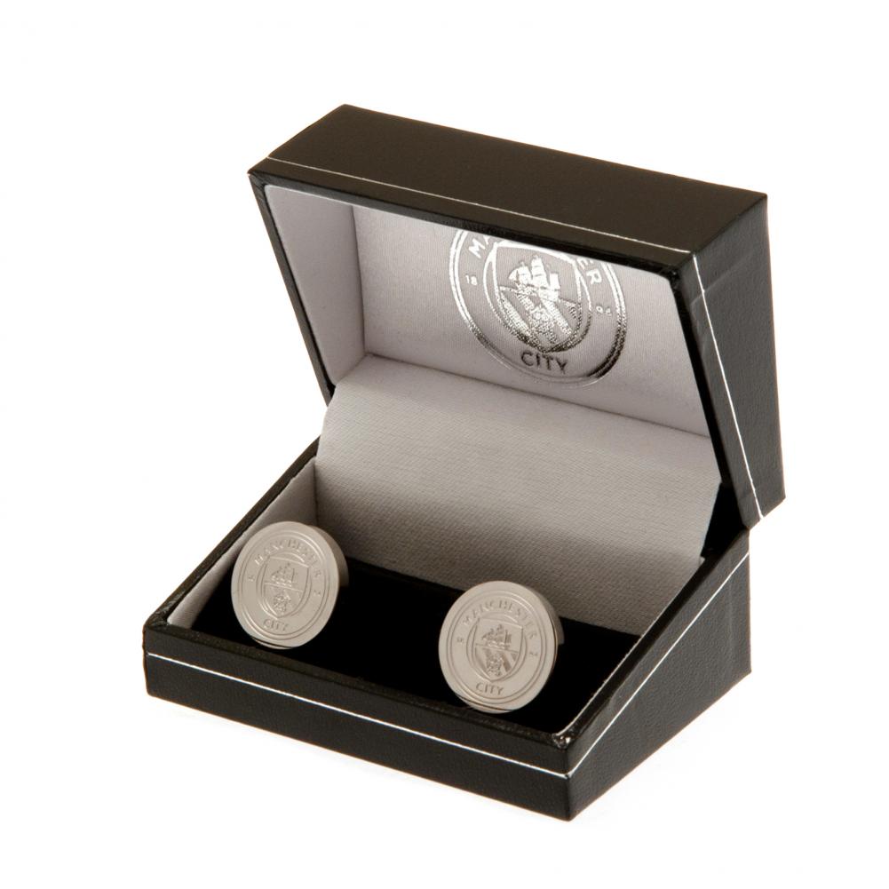 Manchester City Stainless Steel Formed Cufflinks