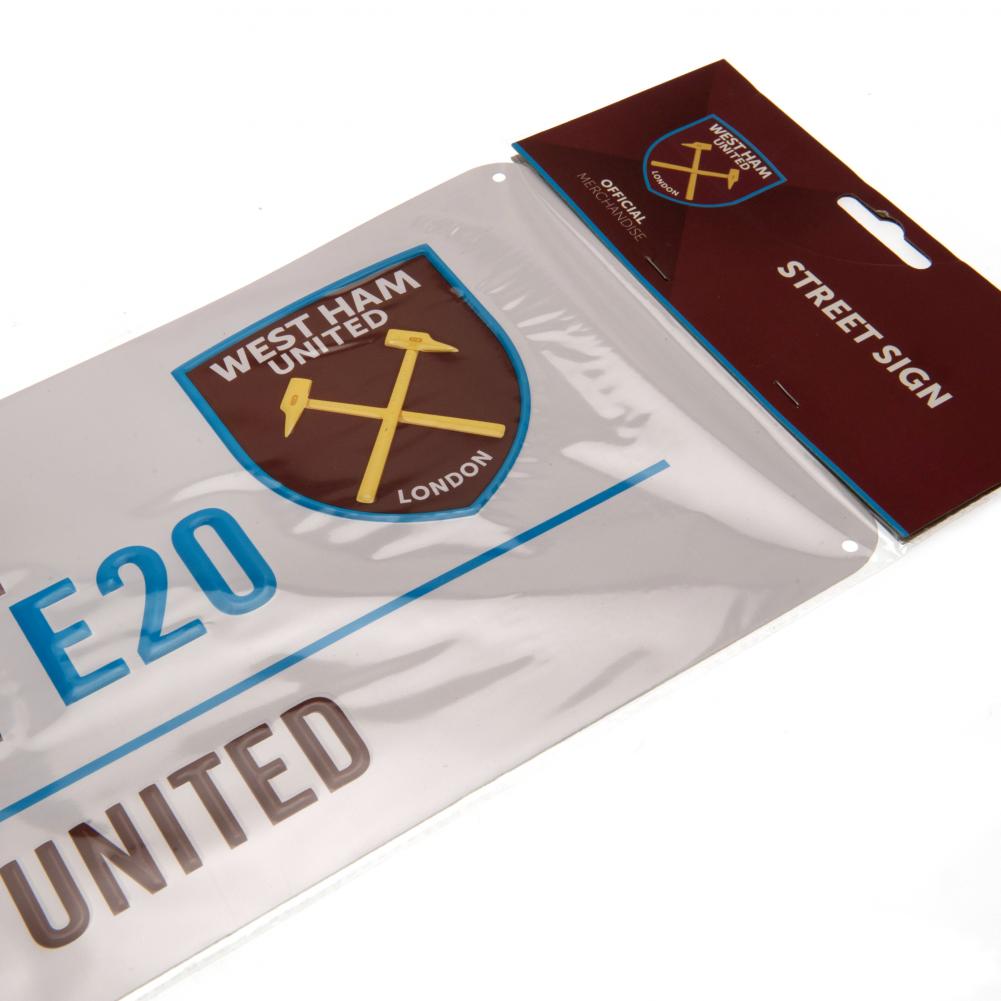 West Ham United Street Sign