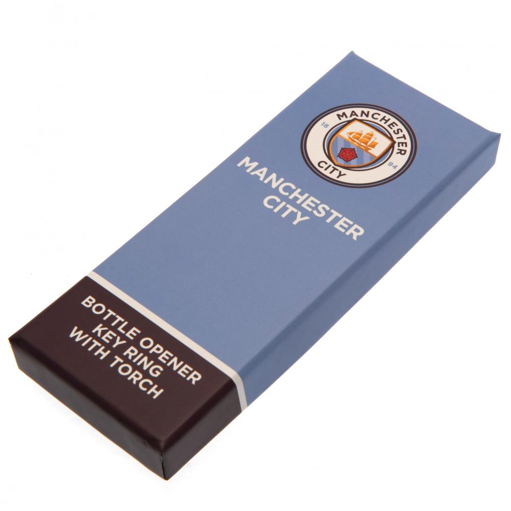 Manchester City Keyring Torch Bottle Opener