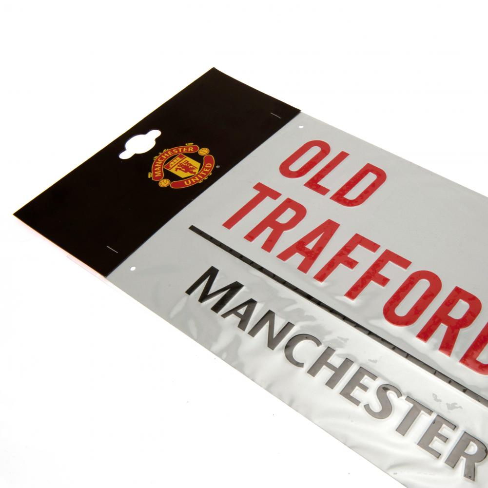 Manchester United Street Sign