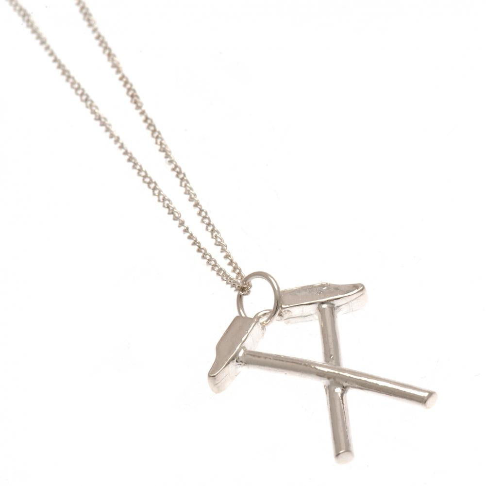 West Ham United Sterling Silver Pendant & Chain HM