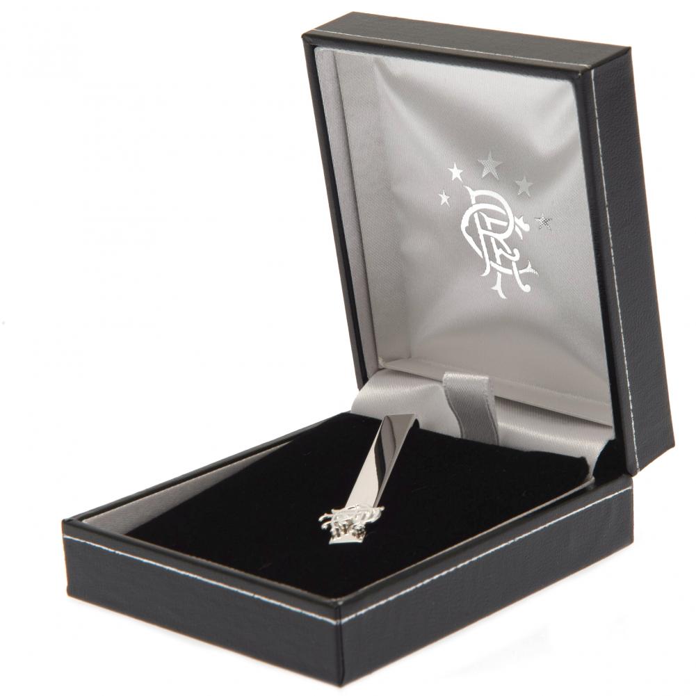 Rangers Silver Plated Tie Slide