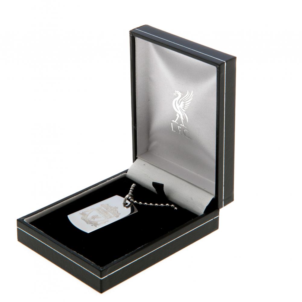 Liverpool Engraved Dog Tag & Chain CR