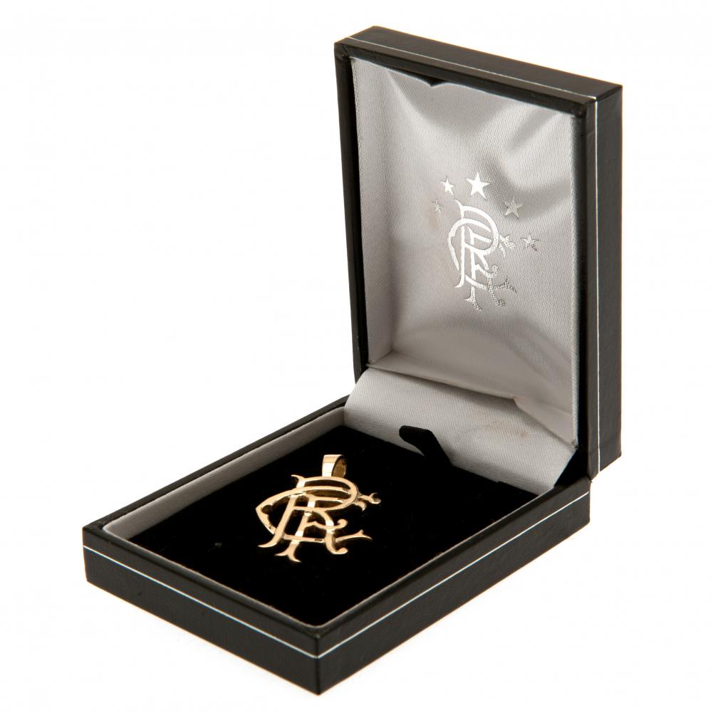 Rangers 9ct Gold Pendant Heavy Medium