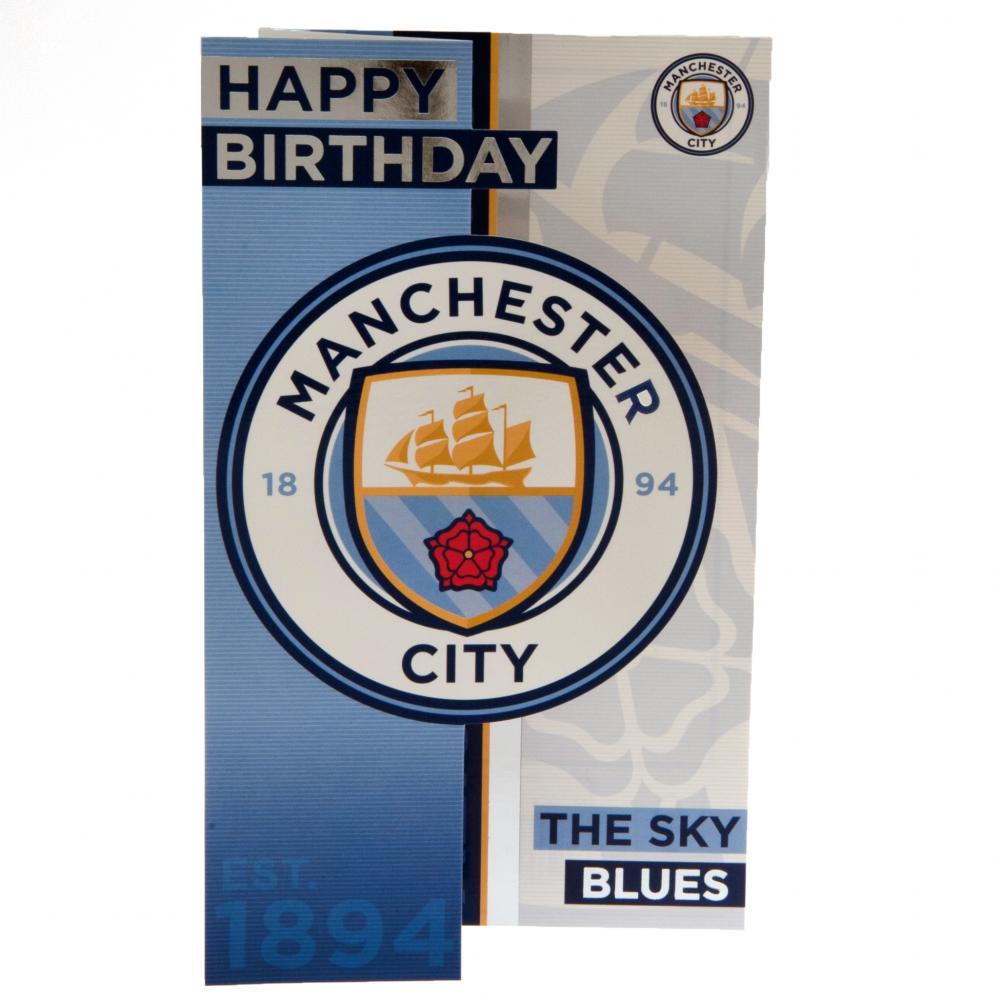 Manchester City Birthday Card