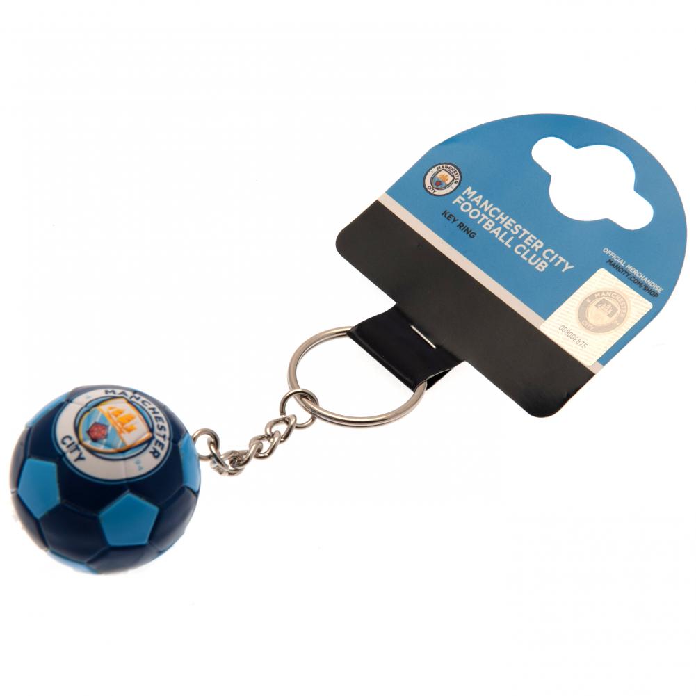 Manchester City Football Keyring