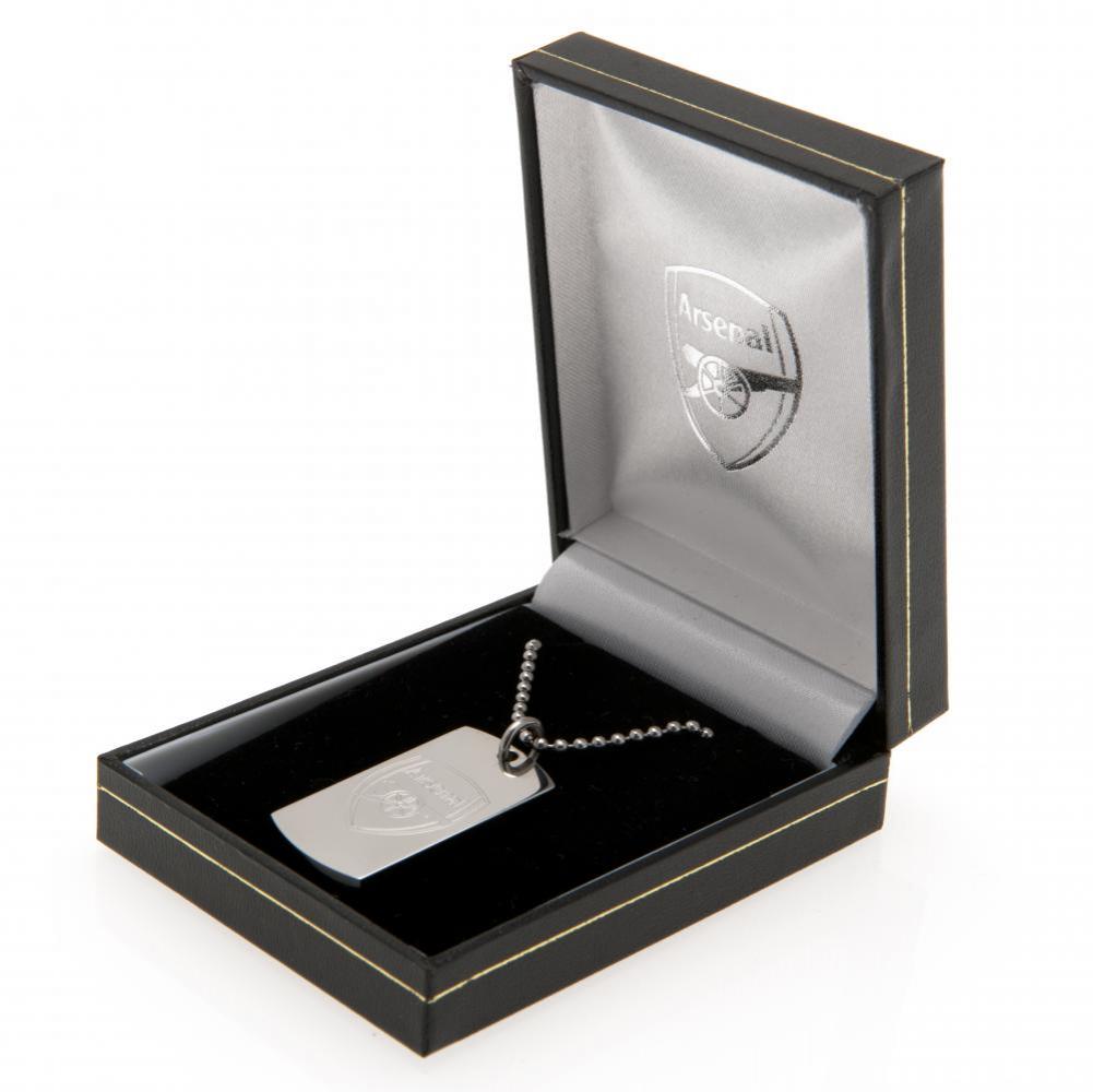 Arsenal Engraved Dog Tag & Chain