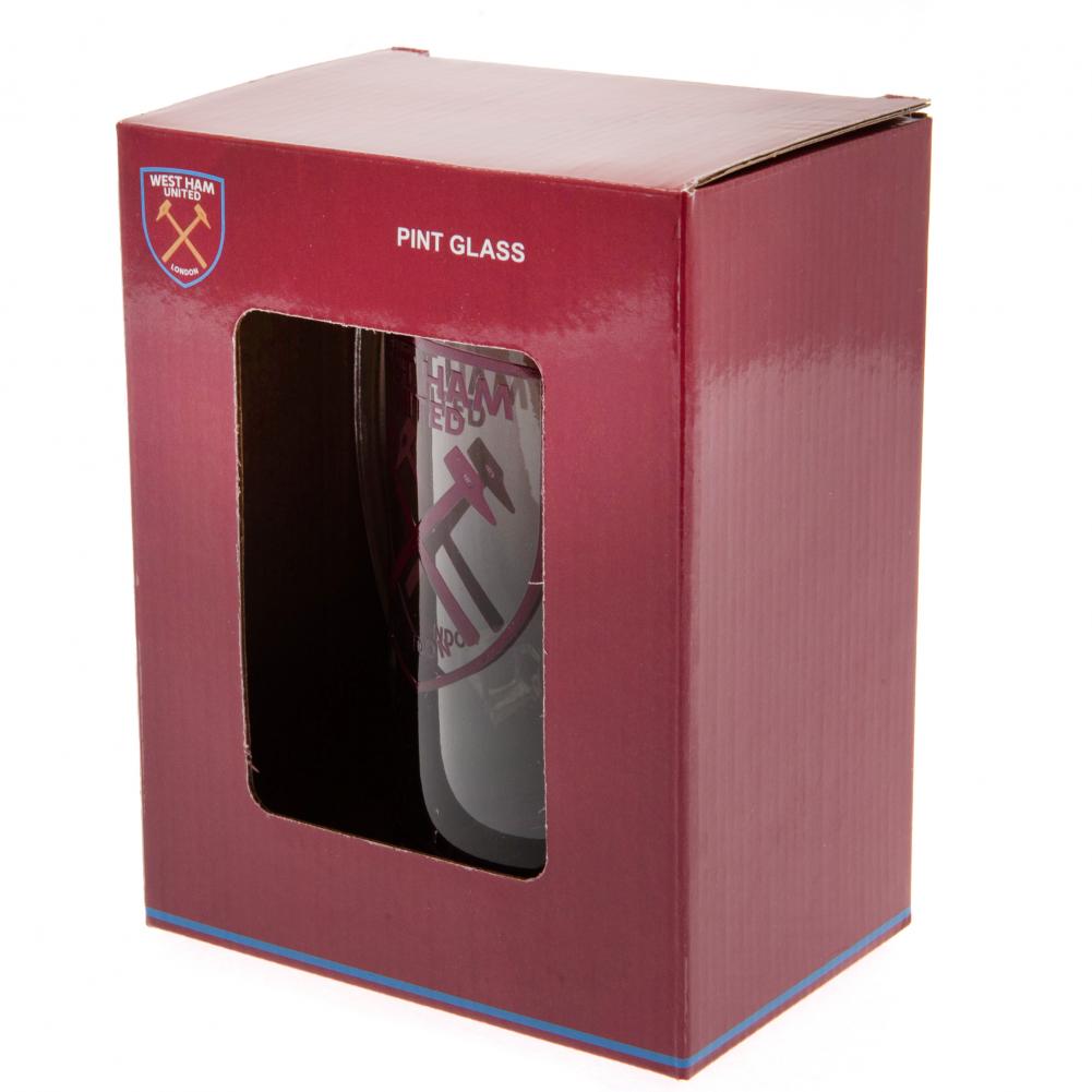 West Ham United Stein Glass Tankard CC