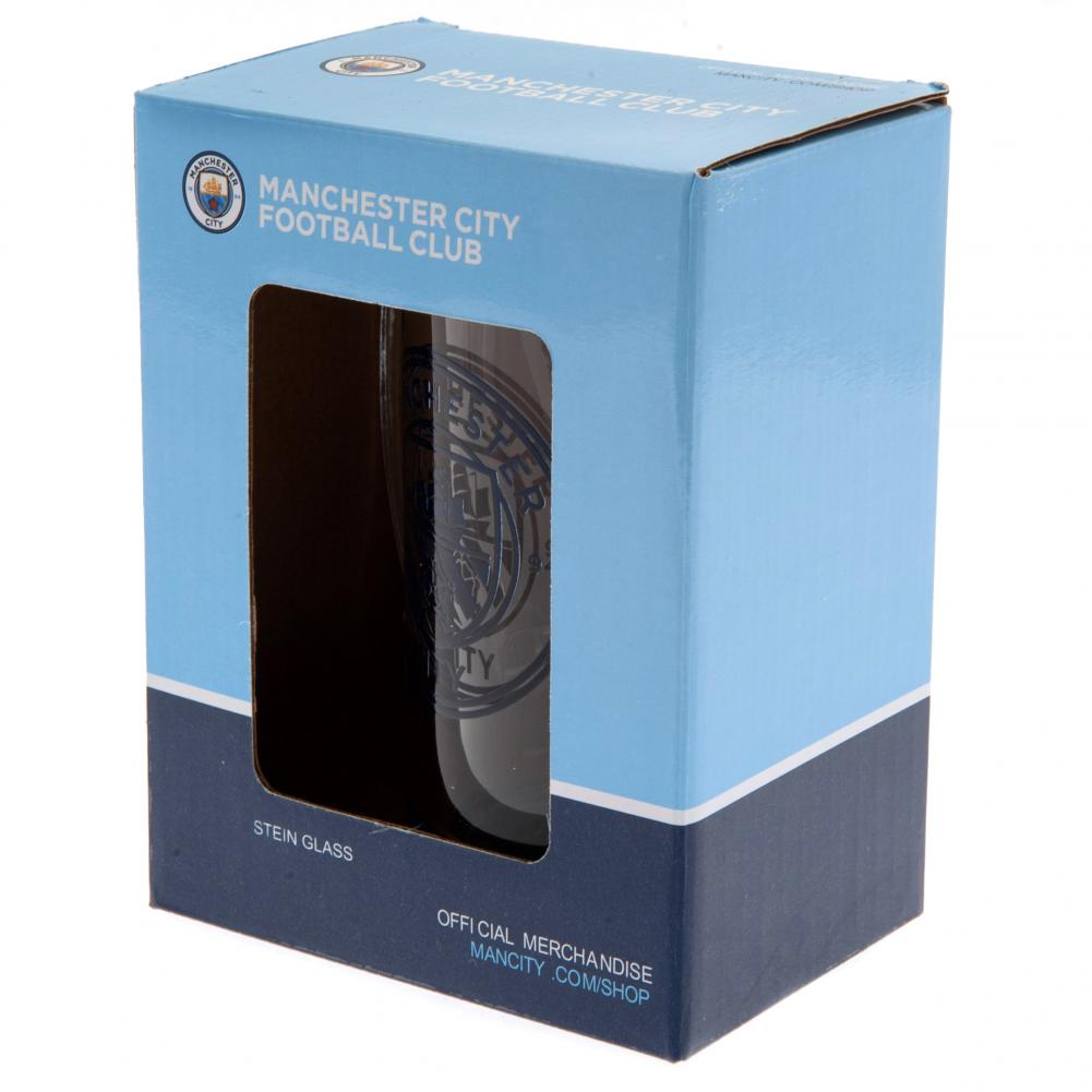 Manchester City Stein Glass Tankard CC