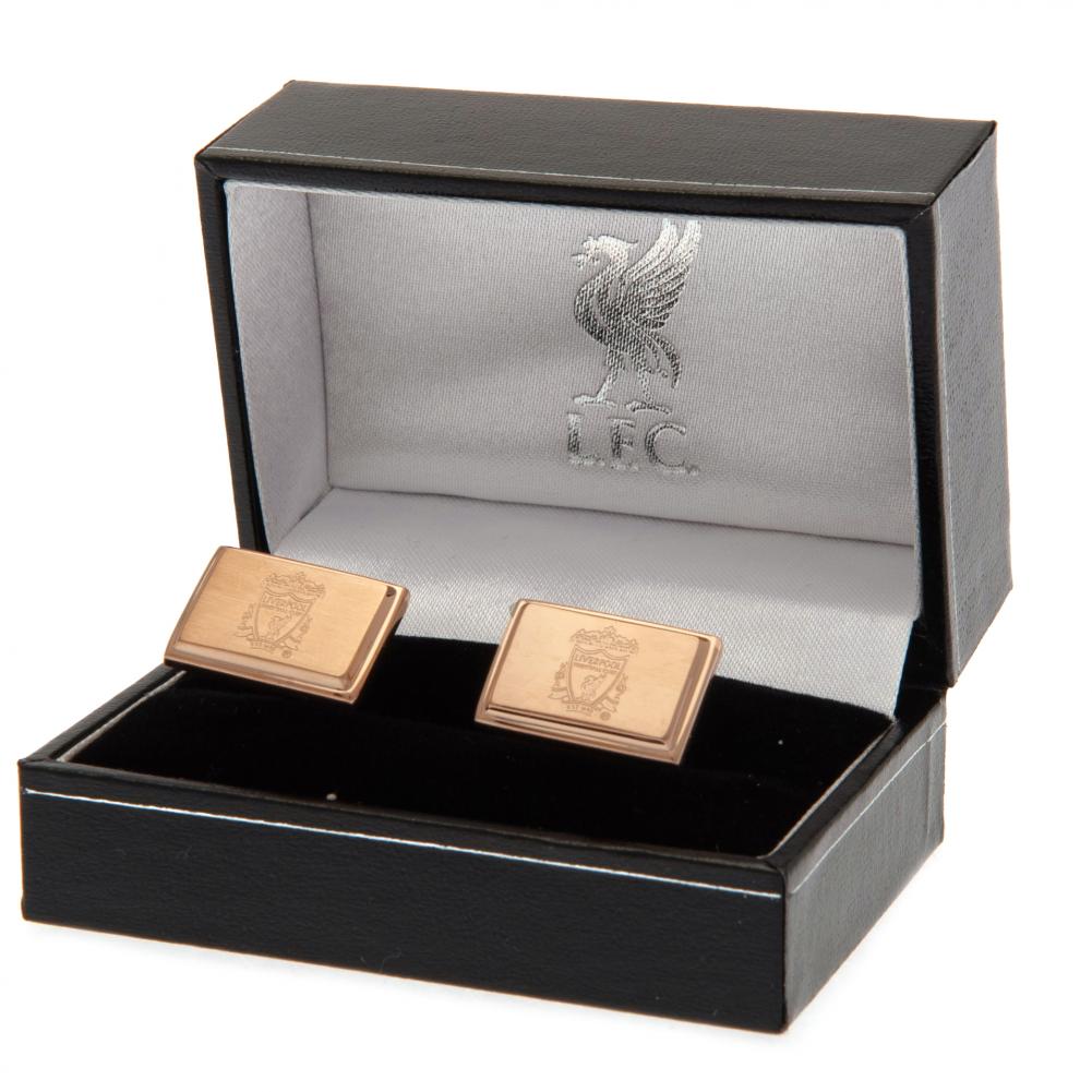 Liverpool Rose Gold Plated Cufflinks