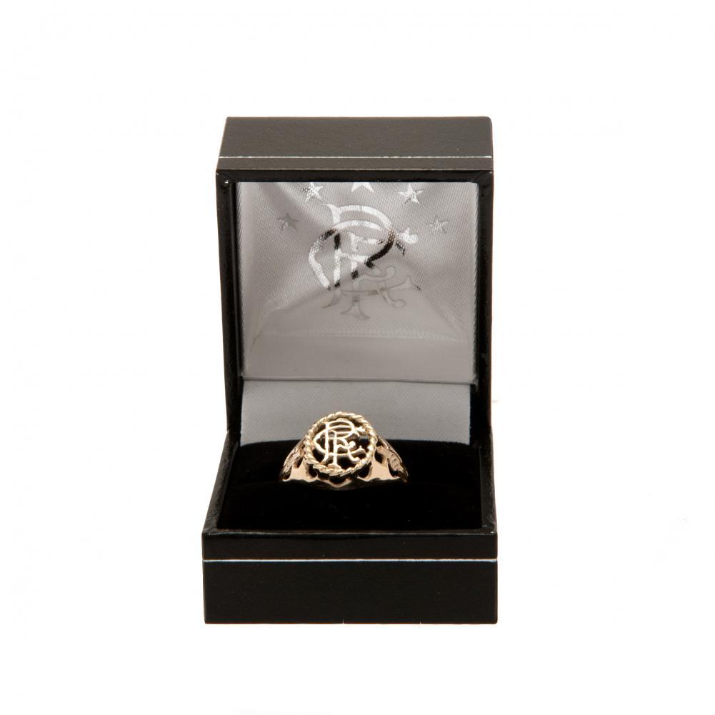 Rangers 9ct Gold Crest Ring X-Small