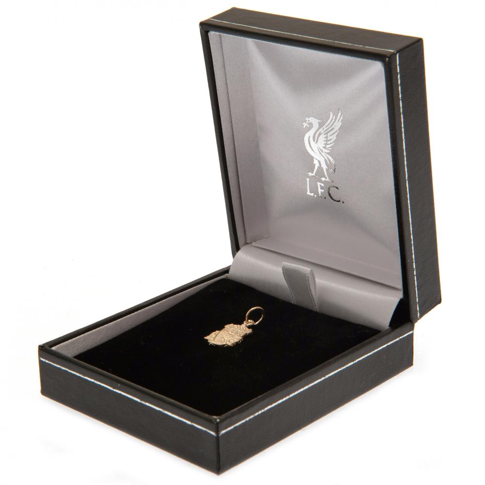 Liverpool 9ct Gold Pendant Crest Small