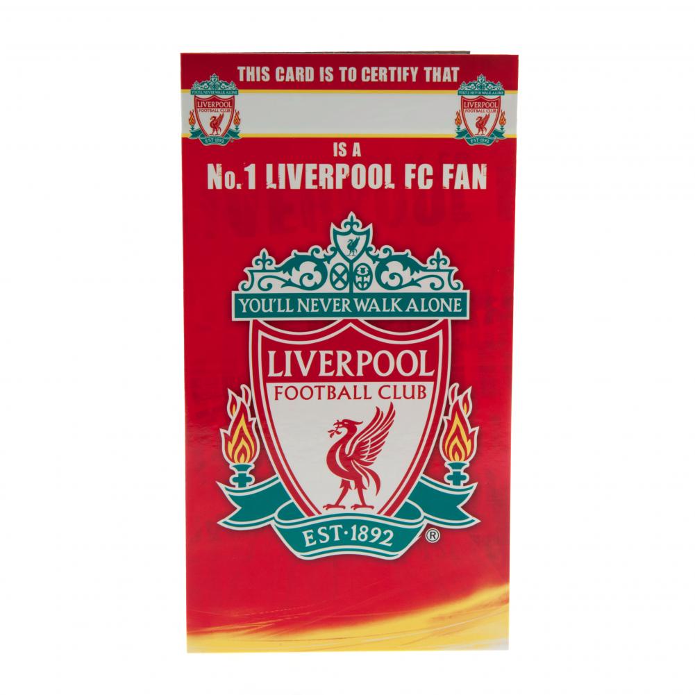 Liverpool Birthday Card No 1 Fan