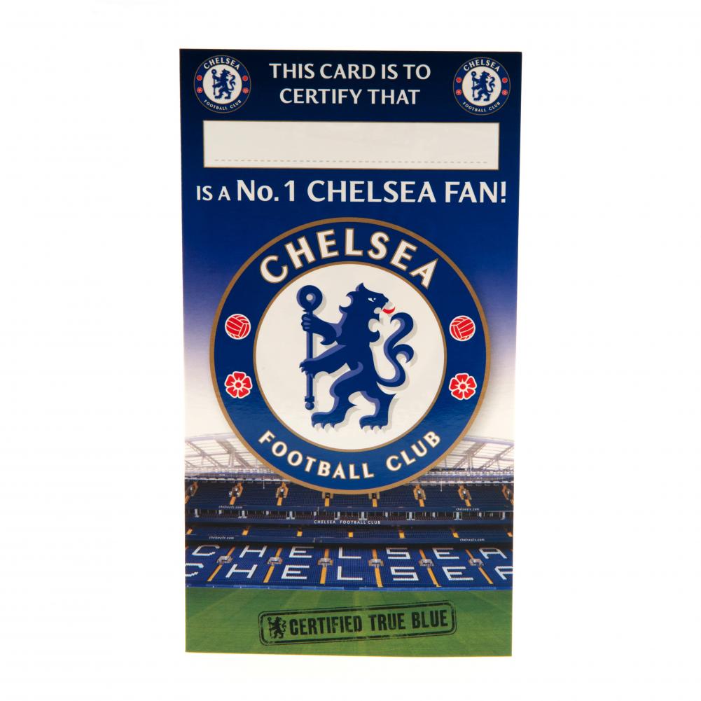 Chelsea Birthday Card No 1 Fan