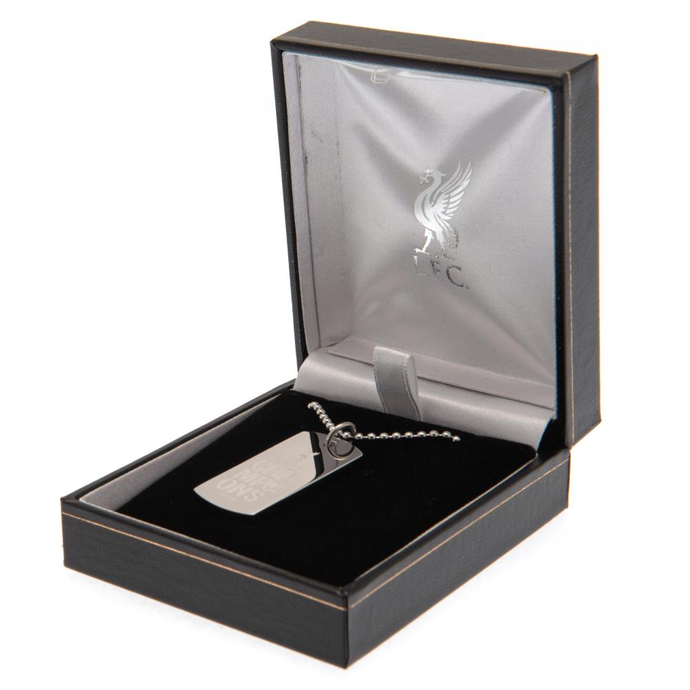 Liverpool Premier League Champions Engraved Dog Tag
