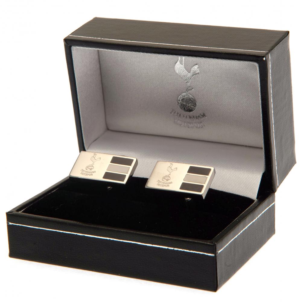 Tottenham Hotspur Stainless Steel Stripe Cufflinks