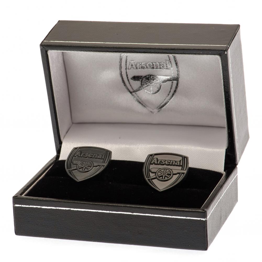 Arsenal Black IP Cufflinks