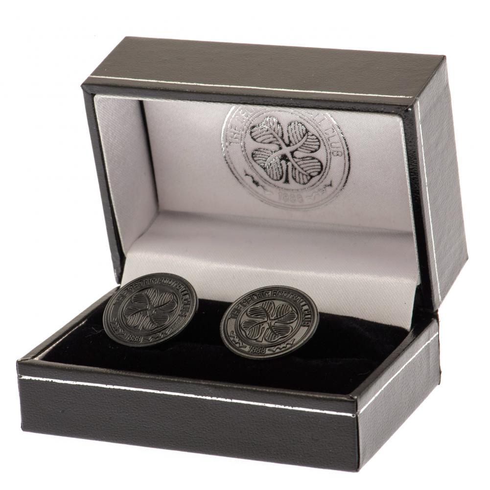 Celtic Black IP Cufflinks