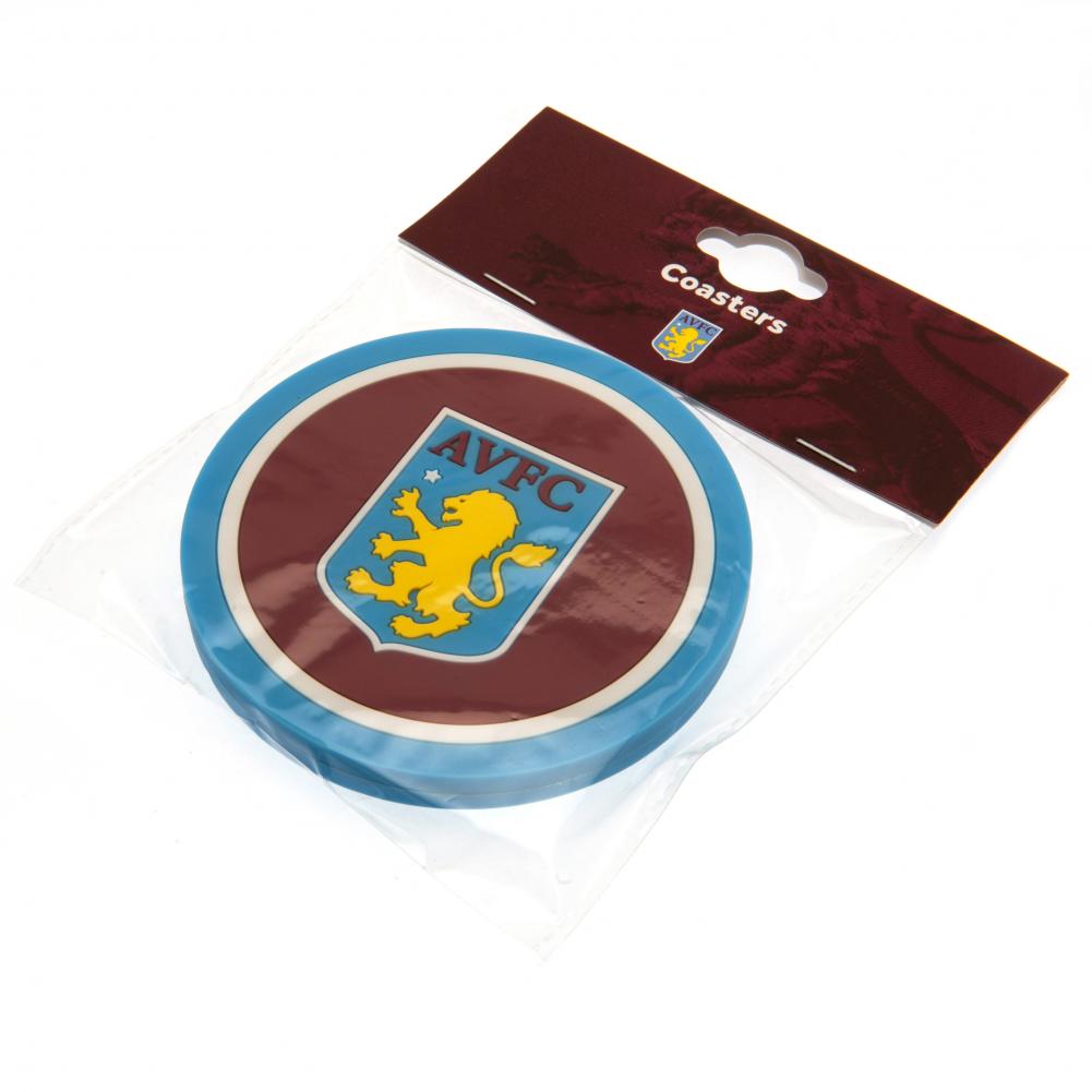 Aston Villa 2pk Coaster Set