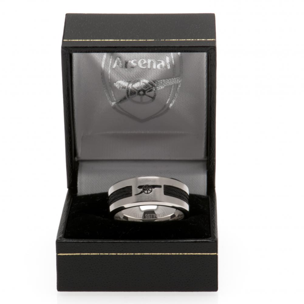 Arsenal Black Inlay Ring Small