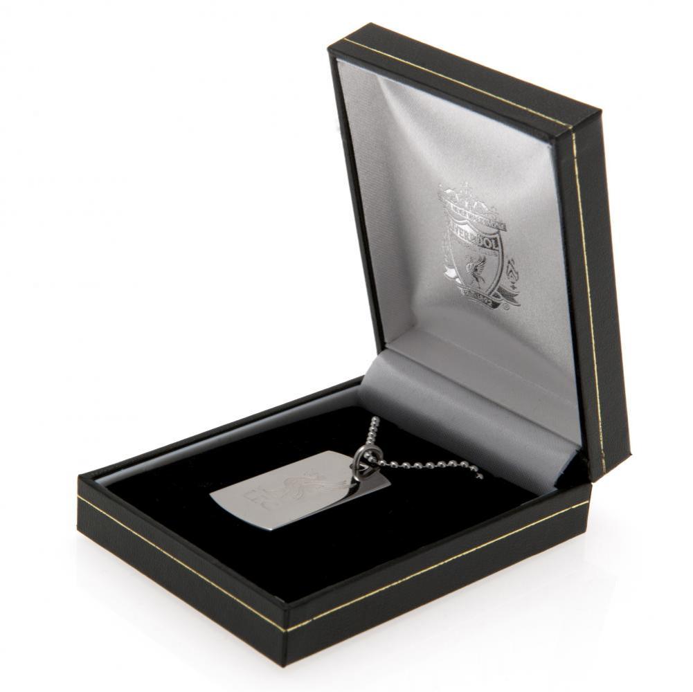 Liverpool Engraved Dog Tag & Chain LB