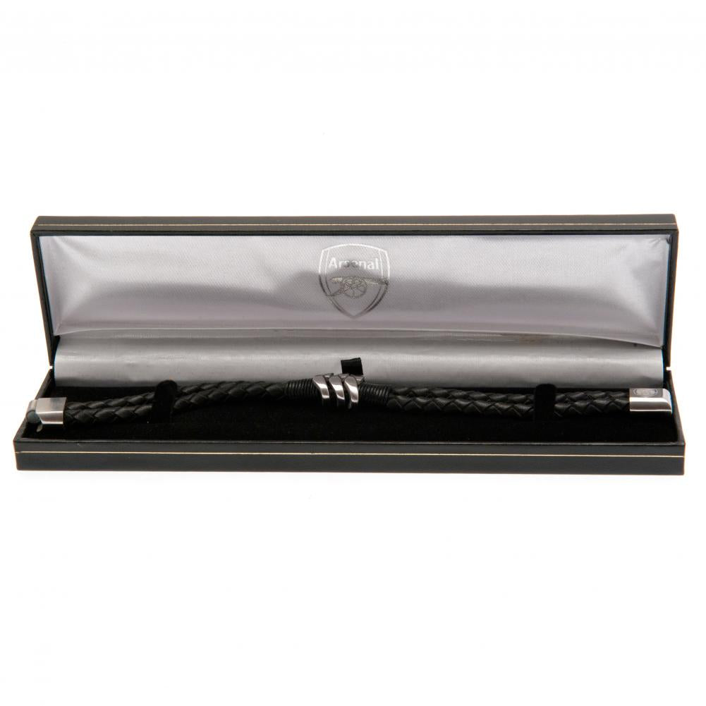 Arsenal Leather Bracelet